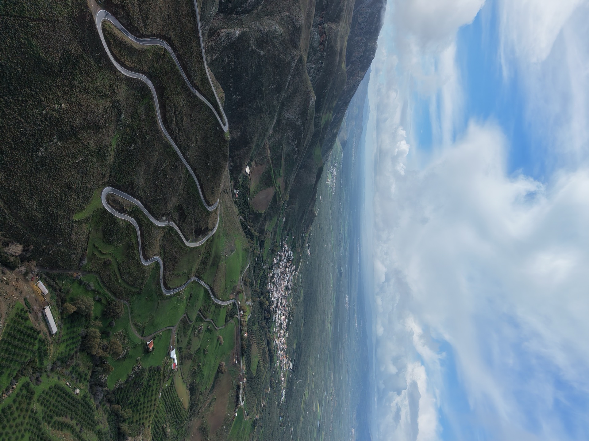 The estate bordered by the Cretan landscape